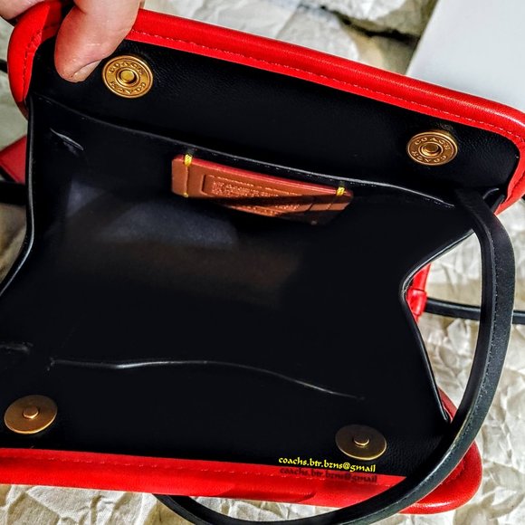 NWOT - COACH x CHAMPION RECTANGLE POUCH IN SIGNATURE CANVAS (7102) - Picture 3 of 4